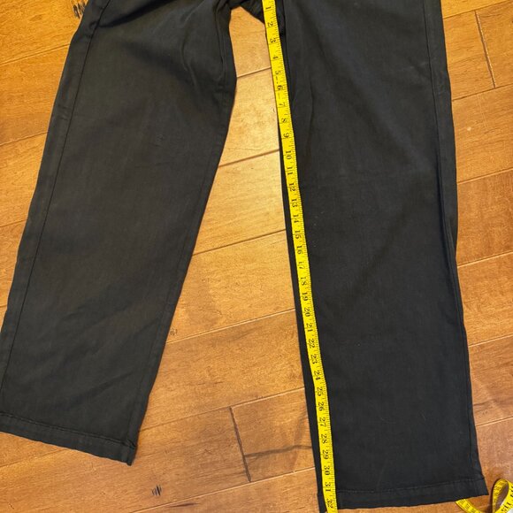 American Eagle Dark Charcoal Wide Leg Pants – Size 6 Long - Picture 7 of 10